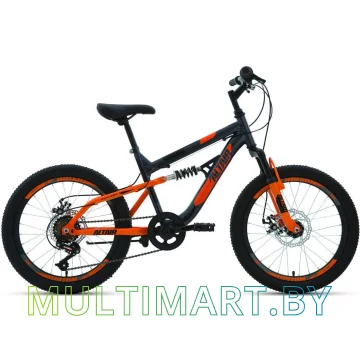 Детский велосипед Altair MTB FS 20 disc (серый, 2020)
